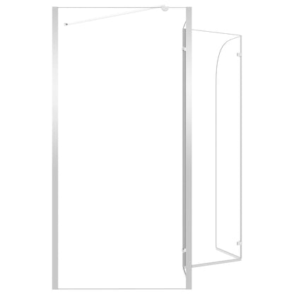 vidaXL Enclos de bain 120x69x130 cm Verre trempé Transparent
