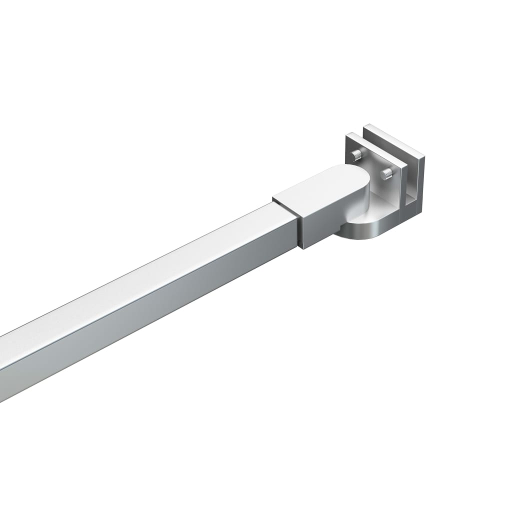 vidaXL Bras de support pour enclos de bain Acier inoxydable 70-120 cm