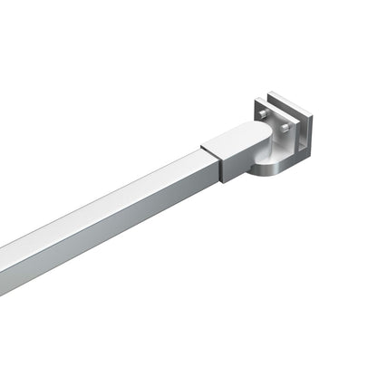 vidaXL Bras de support pour enclos de bain Acier inoxydable 70-120 cm