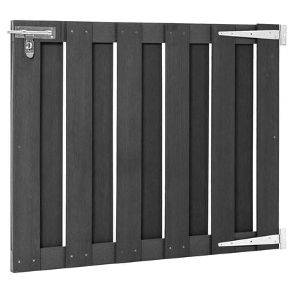 vidaXL Portillon WPC 100x80 cm Gris
