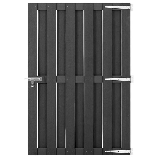 vidaXL Portillon WPC 100x150 cm Gris