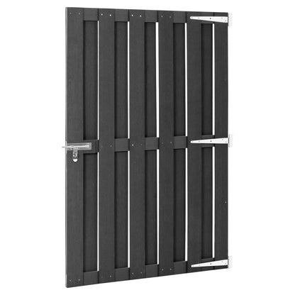 vidaXL Portillon WPC 100x150 cm Gris