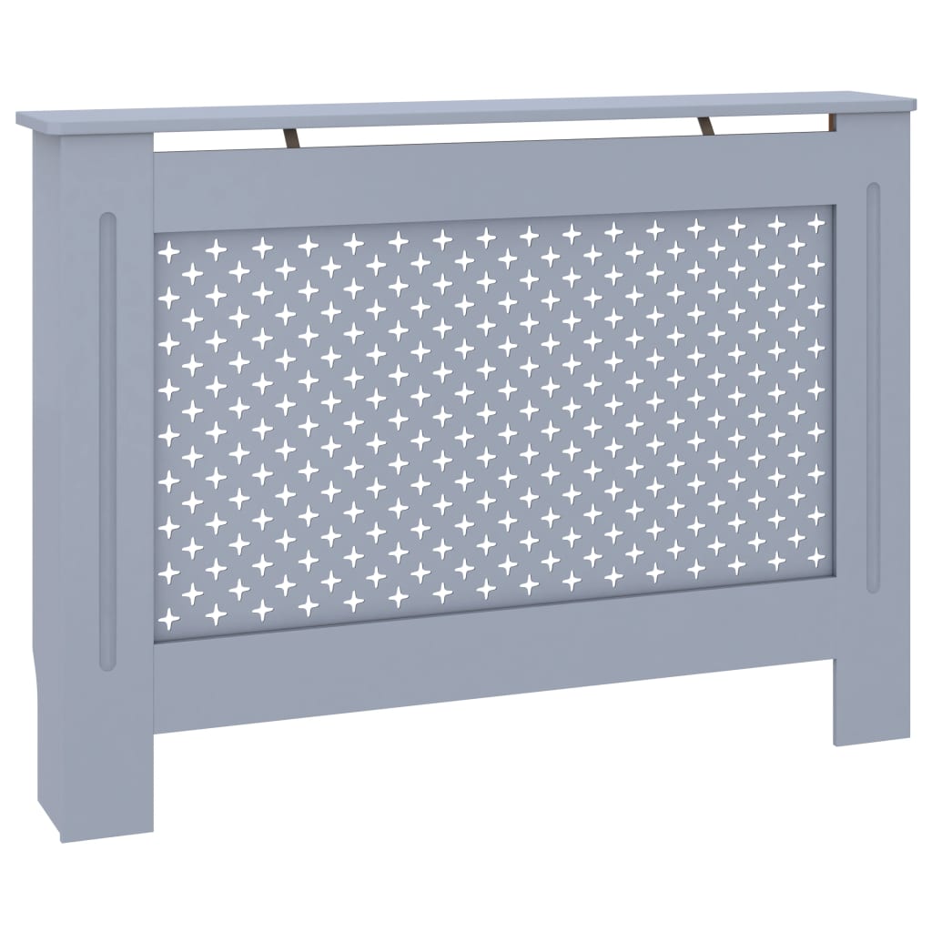 vidaXL Cache-radiateur anthracite 112x19x81,5 cm MDF
