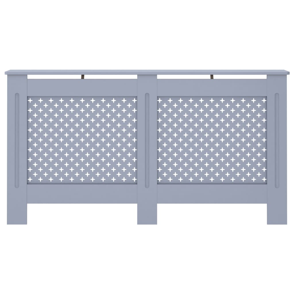 vidaXL Cache-radiateur anthracite 152x19x81,5 cm MDF