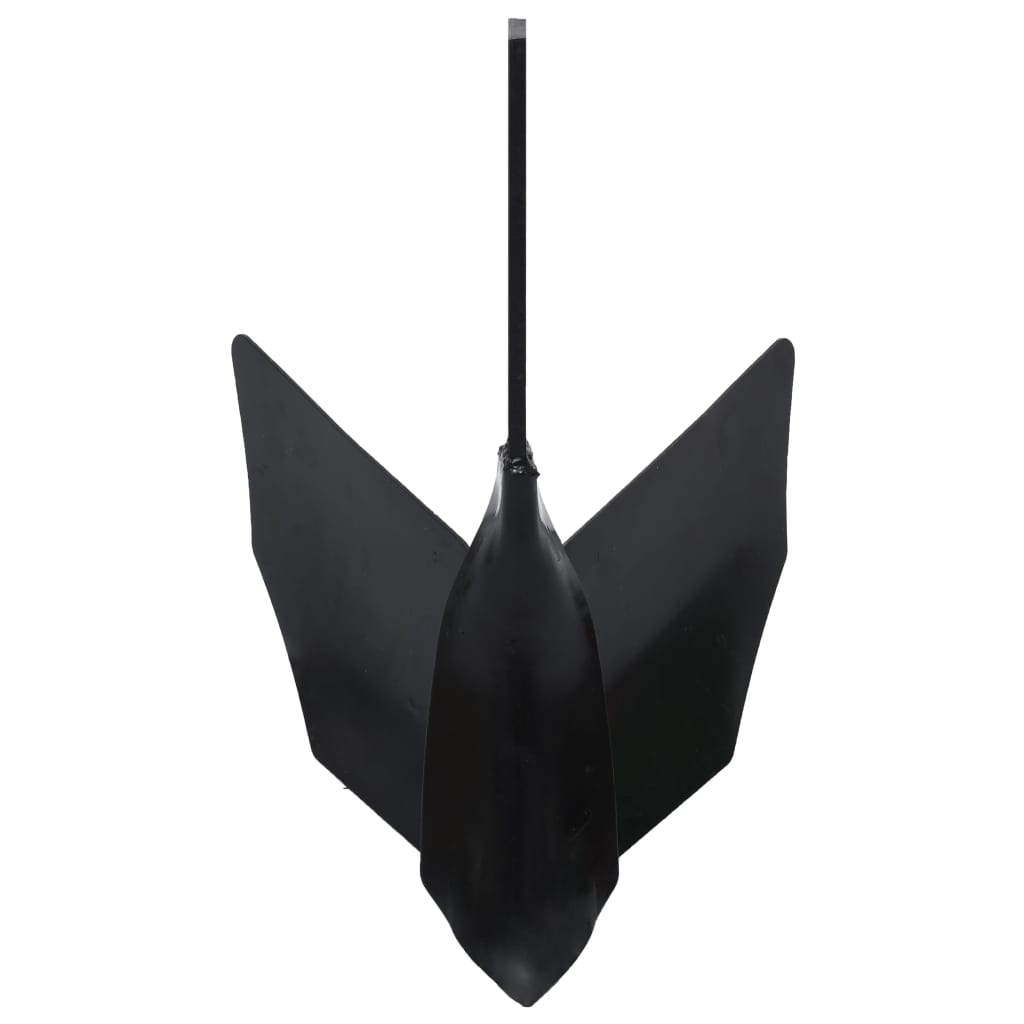 vidaXL Accessoire de charrue à timon Noir Métal