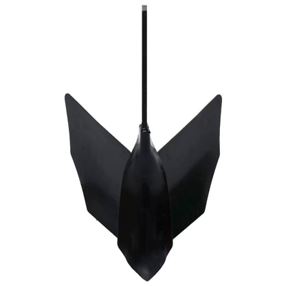 vidaXL Accessoire de charrue à timon Noir Métal