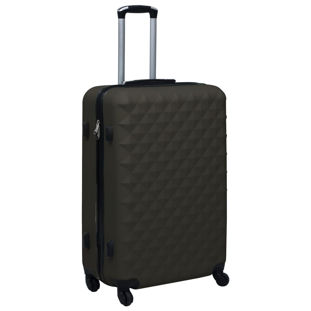 vidaXL Ensemble de valises rigides 3 pcs Anthracite ABS