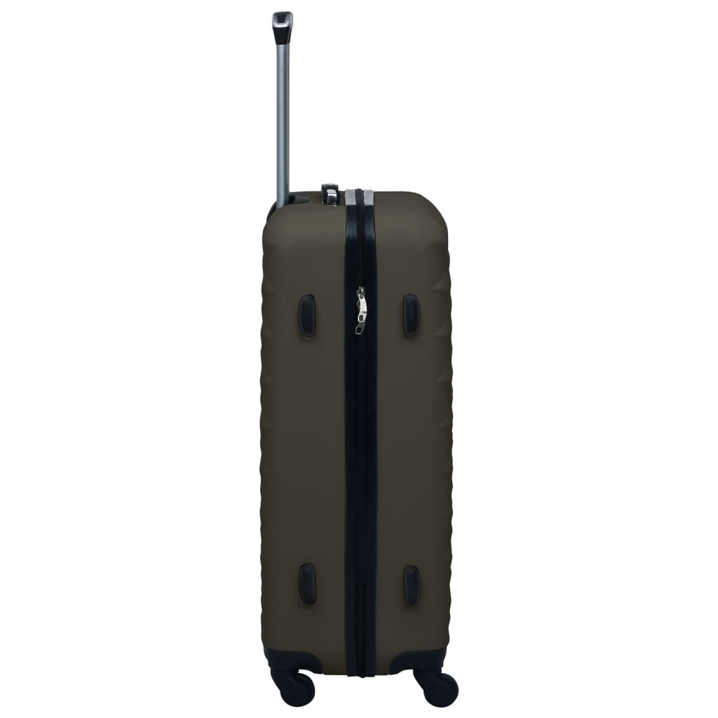 vidaXL Ensemble de valises rigides 3 pcs Anthracite ABS