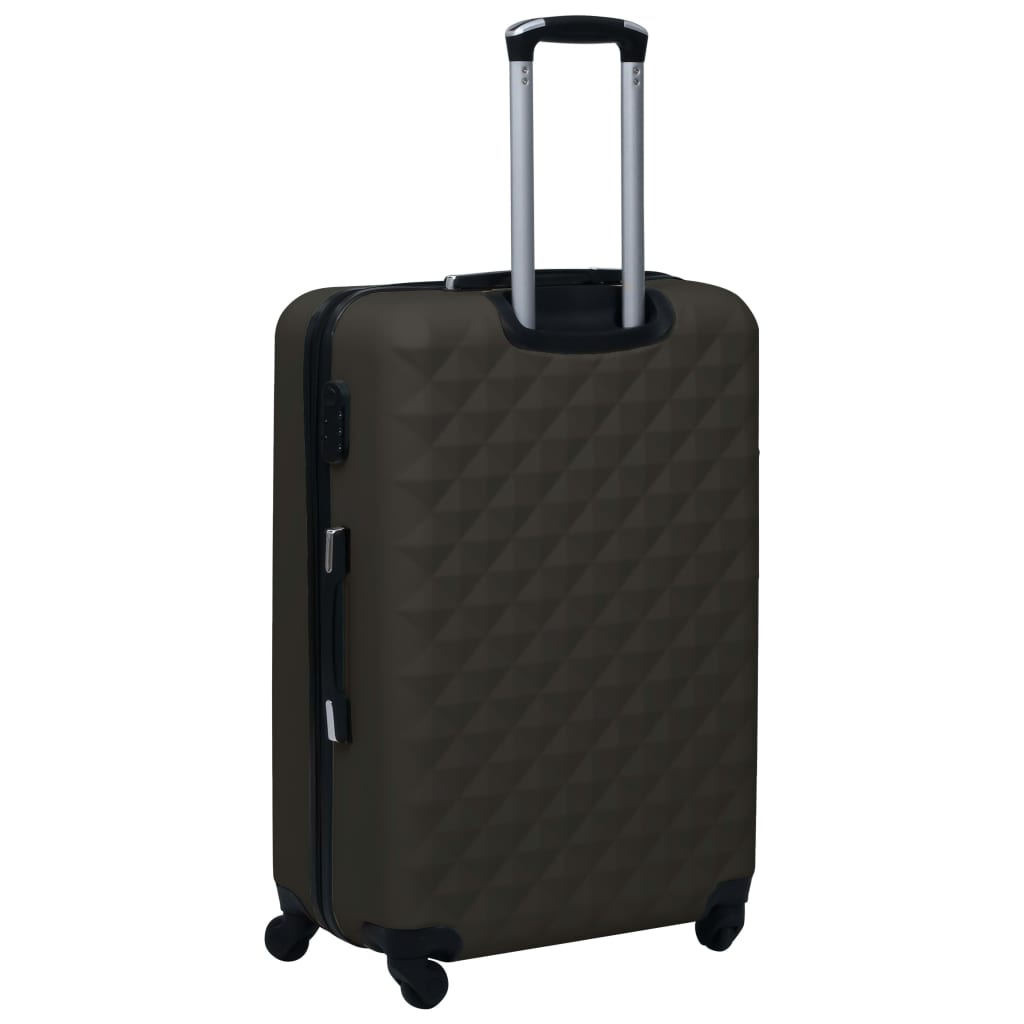vidaXL Ensemble de valises rigides 3 pcs Anthracite ABS