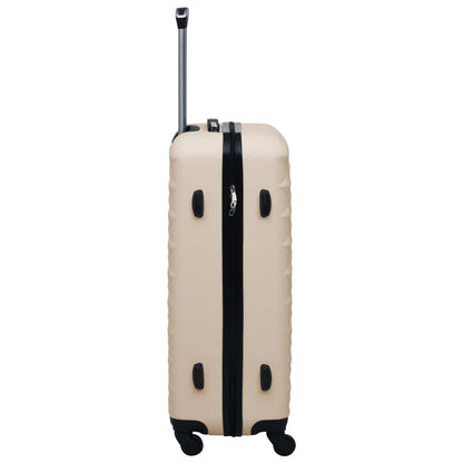 vidaXL Valise rigide Doré ABS