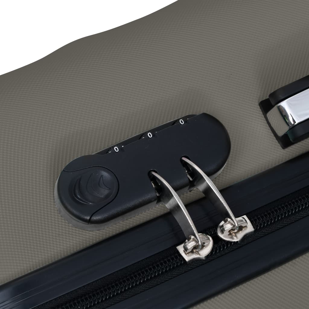 vidaXL Valise rigide Anthracite ABS