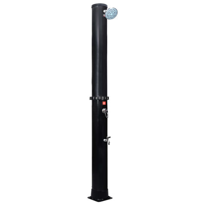 vidaXL Douche solaire d'extérieur avec pomme de douche et robinet 40 L