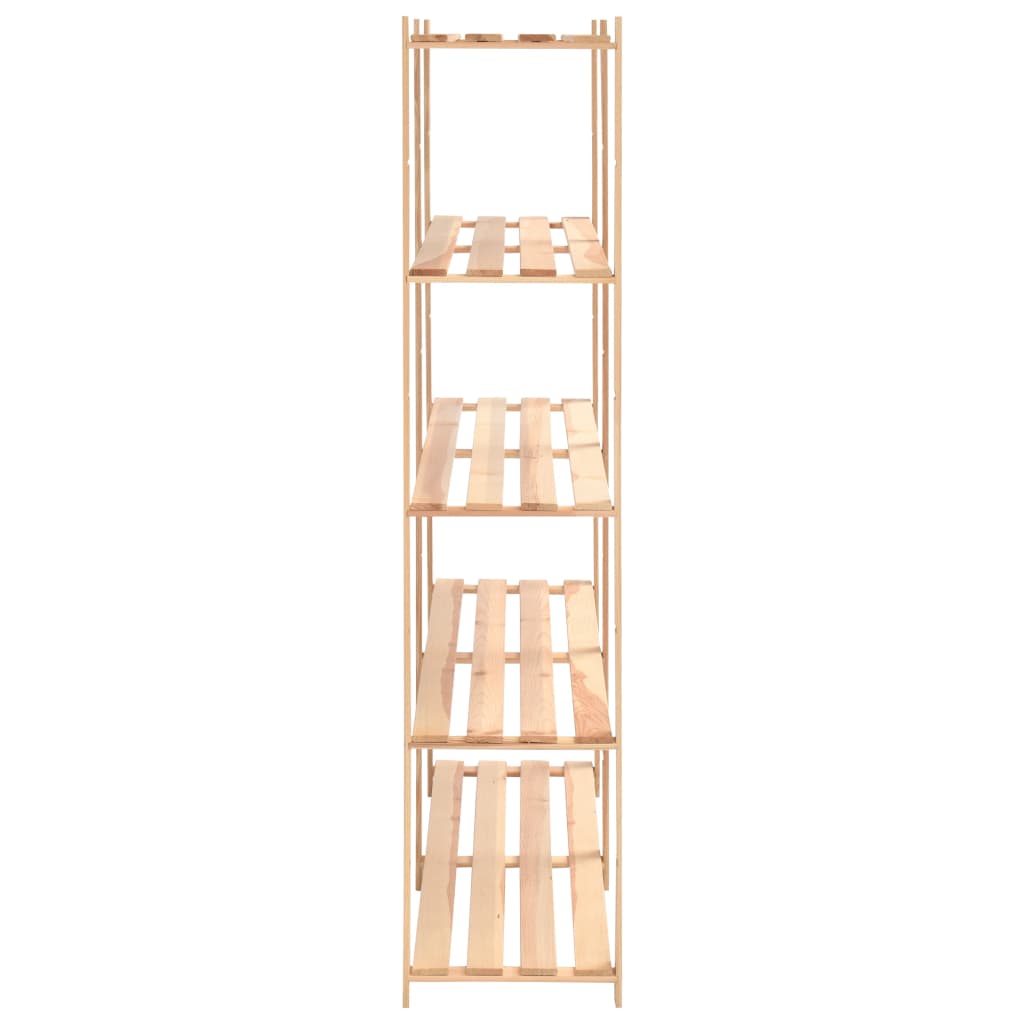vidaXL Étagères de rangement à 5 niveaux 5pcs 170x38x170 cm Pin 500 kg