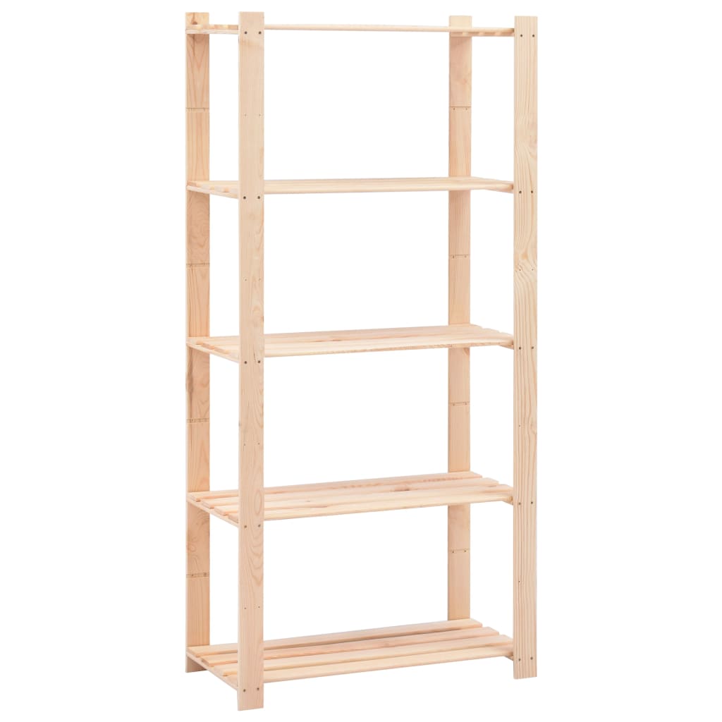 vidaXL Étagères de rangement à 5 niveaux 2 pcs 80x38x170 cm 250 kg