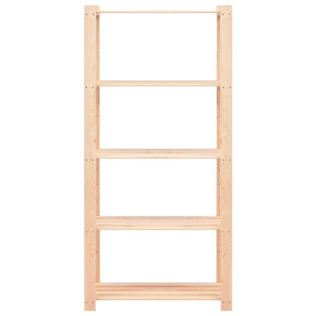 vidaXL Étagères de rangement à 5 niveaux 10pcs 80x38x170 cm Pin 250 kg