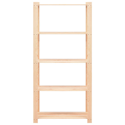 vidaXL Étagères de rangement à 5 niveaux 10pcs 80x38x170 cm Pin 250 kg