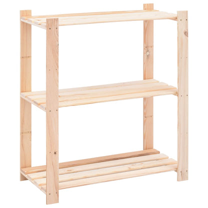 vidaXL Étagères de rangement à 3 niveaux 5 pcs 80x38x90 cm Pin 150 kg