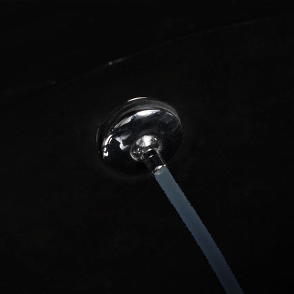 vidaXL Toilette murale sans bord à fonction de bidet Céramique Noir