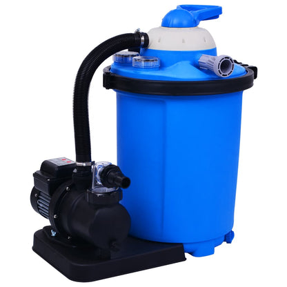 vidaXL Pompe de filtration à sable avec minuterie 550 W 50 L