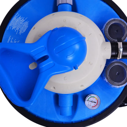 vidaXL Pompe de filtration à sable avec minuterie 550 W 50 L