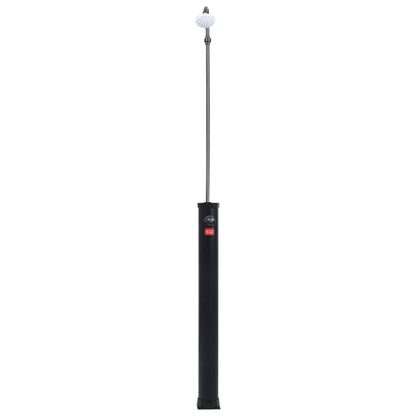 vidaXL Douche solaire de jardin Noir 215 cm 8 L