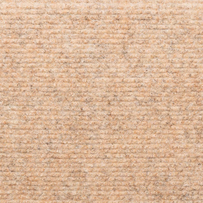 vidaXL Tapis d'escalier 15 pcs Tissu aiguilleté 65x21x4 cm Marron
