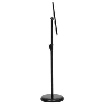 vidaXL Support d'affiche A3 sur pied Noir Alliage d'aluminium
