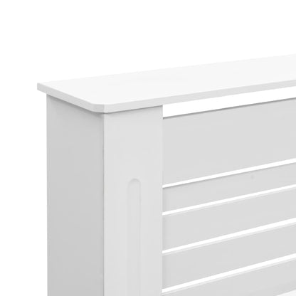vidaXL Cache-radiateurs 2 pcs Blanc 152x19x81,5 cm MDF