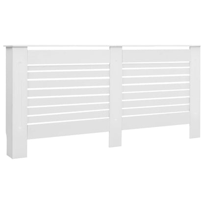vidaXL Cache-radiateurs 2 pcs Blanc 172x19x81,5 cm MDF
