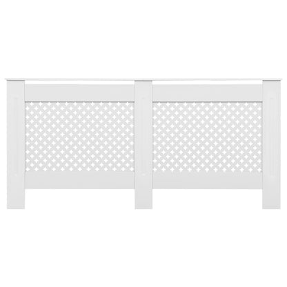 vidaXL Cache-radiateurs 2 pcs Blanc 172x19x81,5 cm MDF