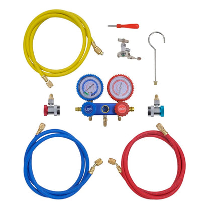 vidaXL Pompe d'aspiration à un étage et manomètres à 2 voies