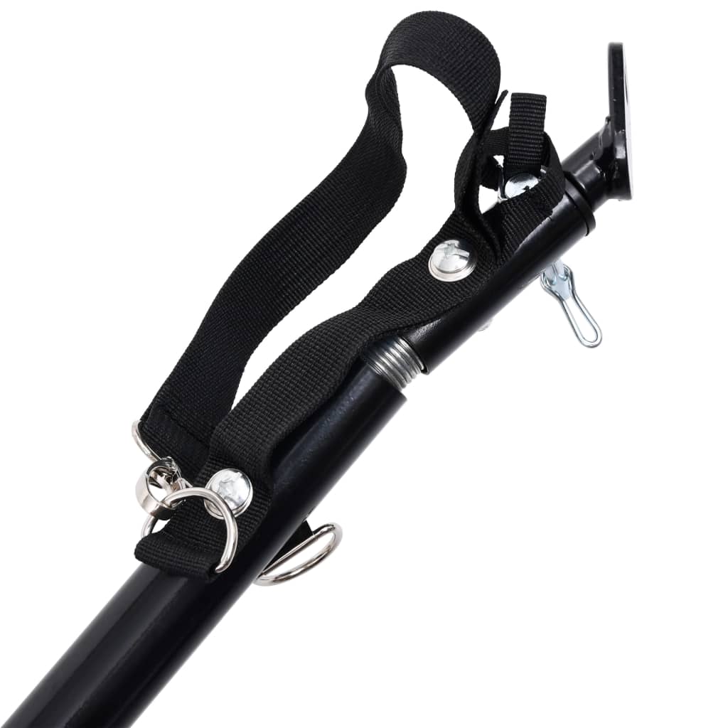 vidaXL Remorque de vélo pour chiens et poussette 2-en-1 rouge et gris