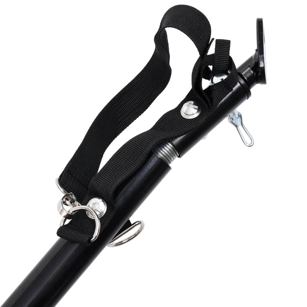 vidaXL Remorque de vélo pour chiens et poussette 2-en-1 bleu et gris