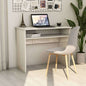 vidaXL Bureau Blanc brillant 90x50x74 cm Aggloméré