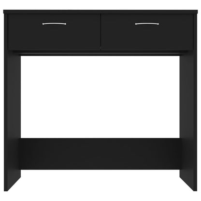 vidaXL Bureau Noir 80x40x75 cm Aggloméré