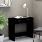 vidaXL Bureau Noir 80x40x75 cm Aggloméré