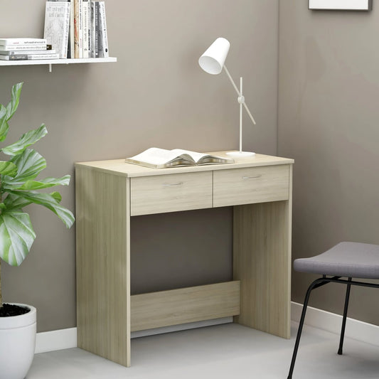 vidaXL Bureau Chêne Sonoma 80x40x75 cm Aggloméré