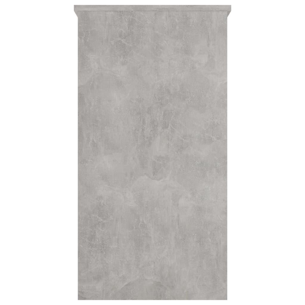 vidaXL Bureau Gris béton 80x40x75 cm Aggloméré