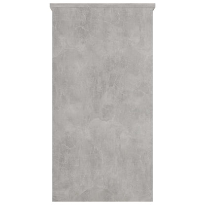 vidaXL Bureau Gris béton 80x40x75 cm Aggloméré