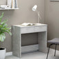 vidaXL Bureau Gris béton 80x40x75 cm Aggloméré
