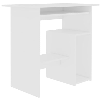 vidaXL Bureau Blanc 80 x 45 x 74 cm Aggloméré