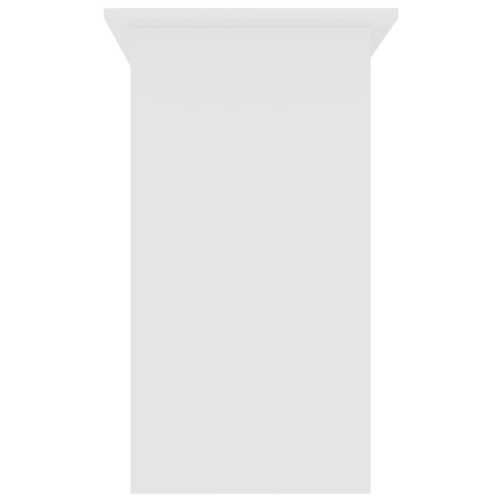 vidaXL Bureau Blanc 80 x 45 x 74 cm Aggloméré