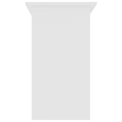 vidaXL Bureau Blanc 80 x 45 x 74 cm Aggloméré