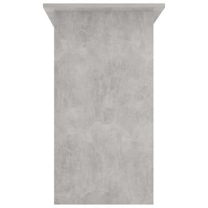 vidaXL Bureau Gris béton 80 x 45 x 74 cm Aggloméré