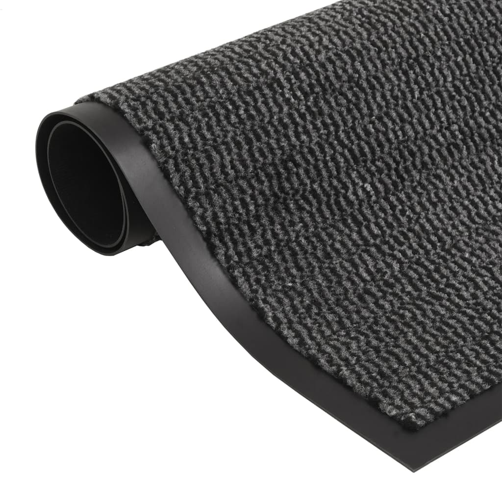 vidaXL Paillassons rectangulaires 2 pcs 40 x 60 cm Anthracite