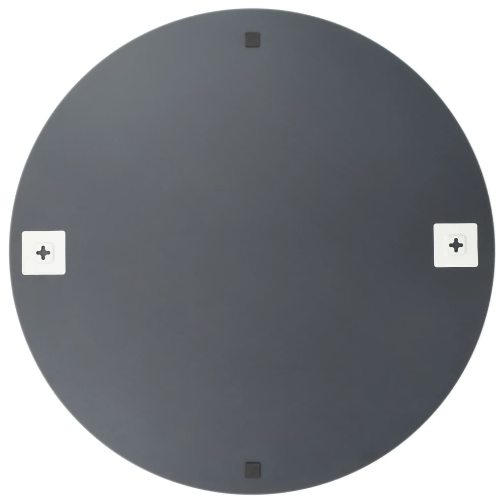 vidaXL Miroirs muraux 2 pcs 50 cm Rond Verre