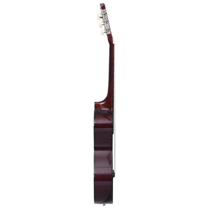 vidaXL Ensemble de guitare classique pour débutants 12 pcs 4/4 39"