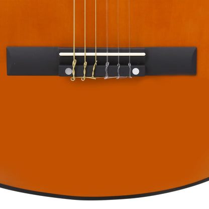 vidaXL Jeu de guitare classique pour débutants 12 pcs 4/4 39"