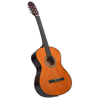 vidaXL Jeu de guitare classique pour débutants 12 pcs 4/4 39"