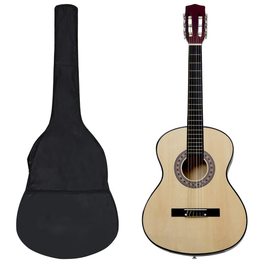 vidaXL Ensemble de guitare classique débutants et enfants 8pcs 3/4 36"